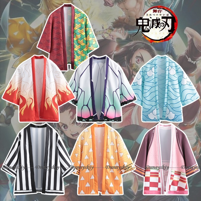 Demon Slayer Haori - Anime Cosplay Kostuum Mantel Kimetsu Haori