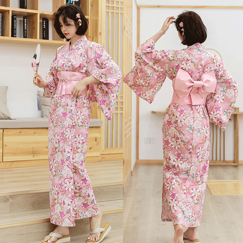 Demon Slayer Haori - Traditie Kimono Katoen Dames Yukata Haori