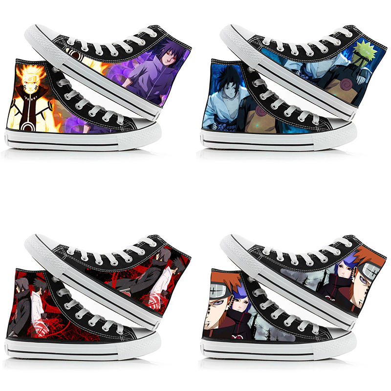 Anime Cosplay Girl Ideas - Naruto Uzumaki hoge canvas schoenen voor