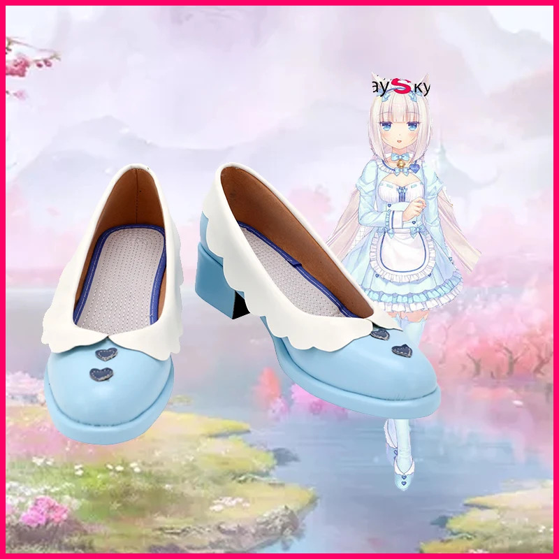 Anime Cosplay Youtube - NEKOPARA Chocolade Vanille Meid Cosplay Schoenen