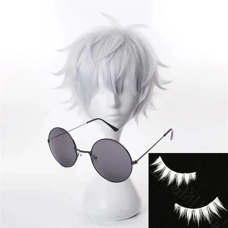 Anime Cosplay Glasses - Jujutsu Kaisen Gojo Satoru Cosplay Pruik