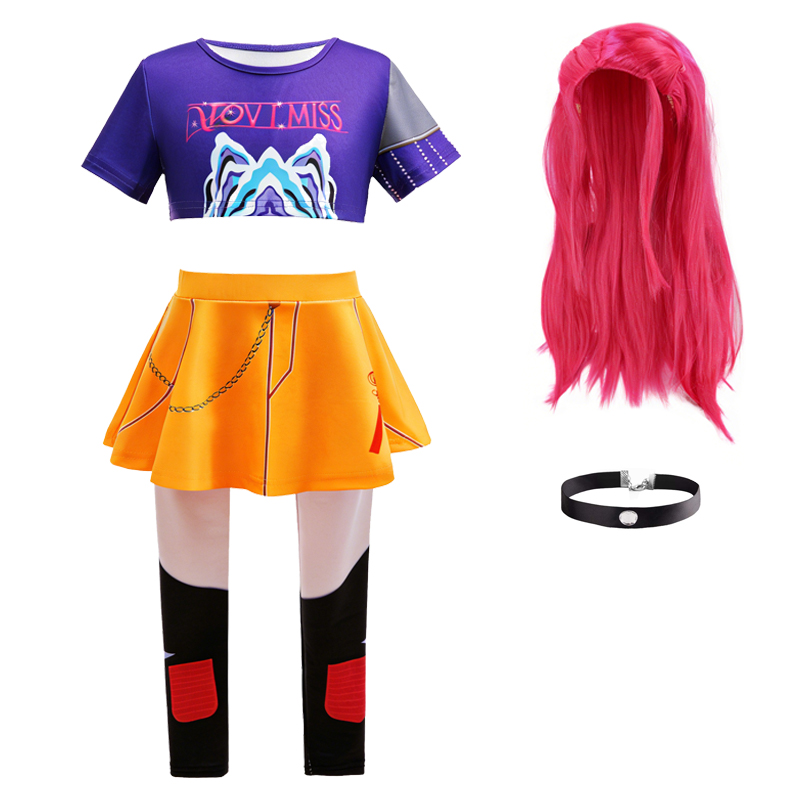 Anime Zoey Cosplay - 3PS meisjespak Koreaanse trend hiphop rollenspel