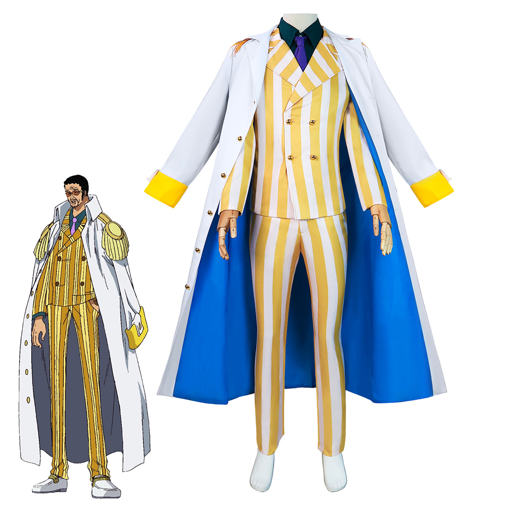 Anime Cosplay One Piece - Anime Een Stuk Borsalino Marine Uniform