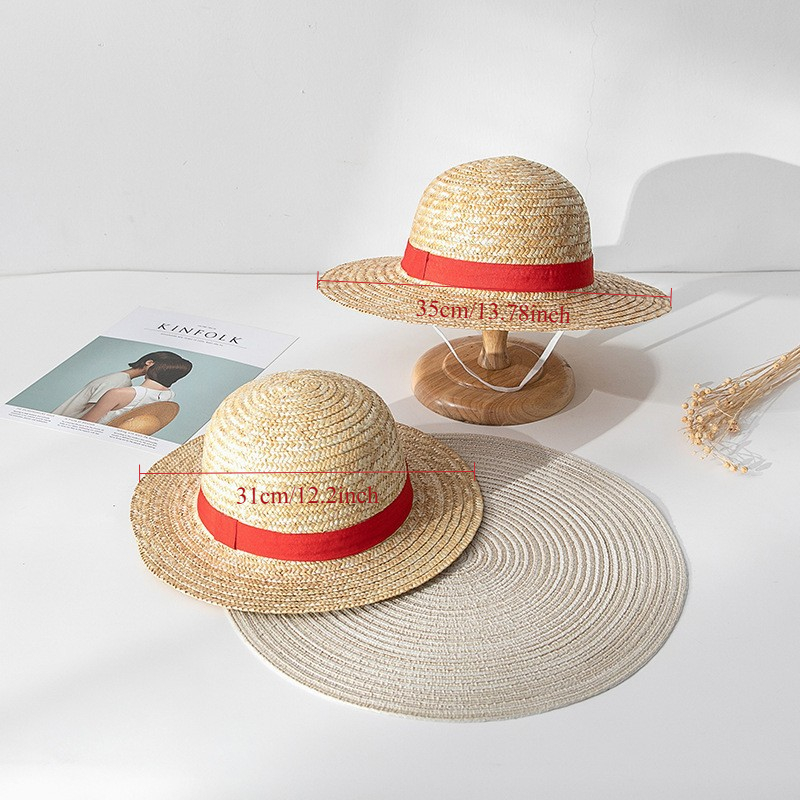 One Piece Straw Hat - Strohoed Anime Cosplay Prop Luffy Cap
