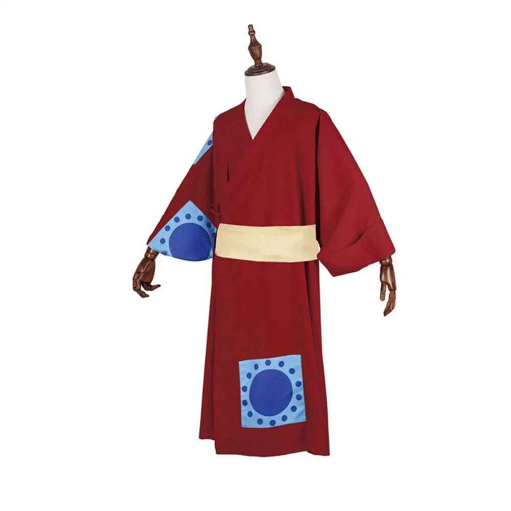 Anime Cosplay One Piece - Rode Kimono Anime One Monkey Luffy