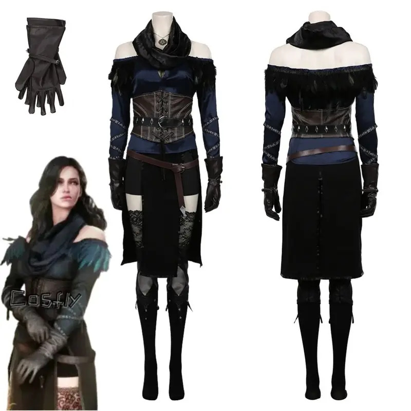 Anime Cosplay Youtube - Yennefer Cosplay Fantasia Kostuum Vermomming voor