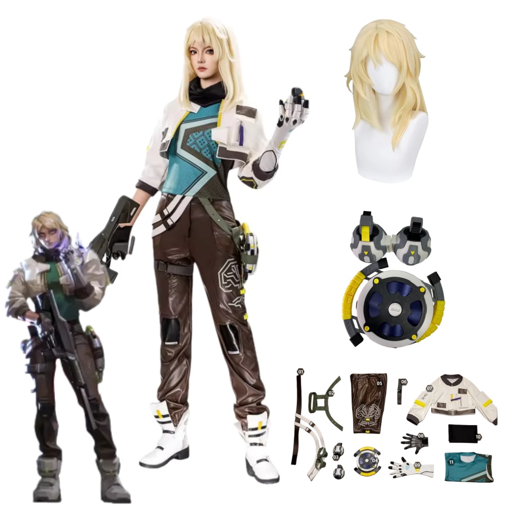 Women Anime Cosplay - Deadlock Cosplay Kostuum Rekwisieten VALORANT Deadlock