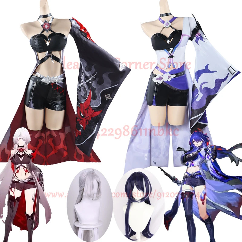 Anime Cosplay Youtube - In Voorraad Acheron Cosplay Kostuum Honkai