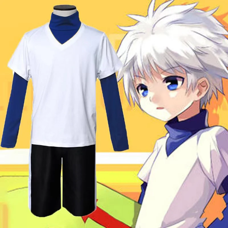 Cosplay Anime Killua Zoldyck - Anime Killua Zoldyck cosplay kostuum jager