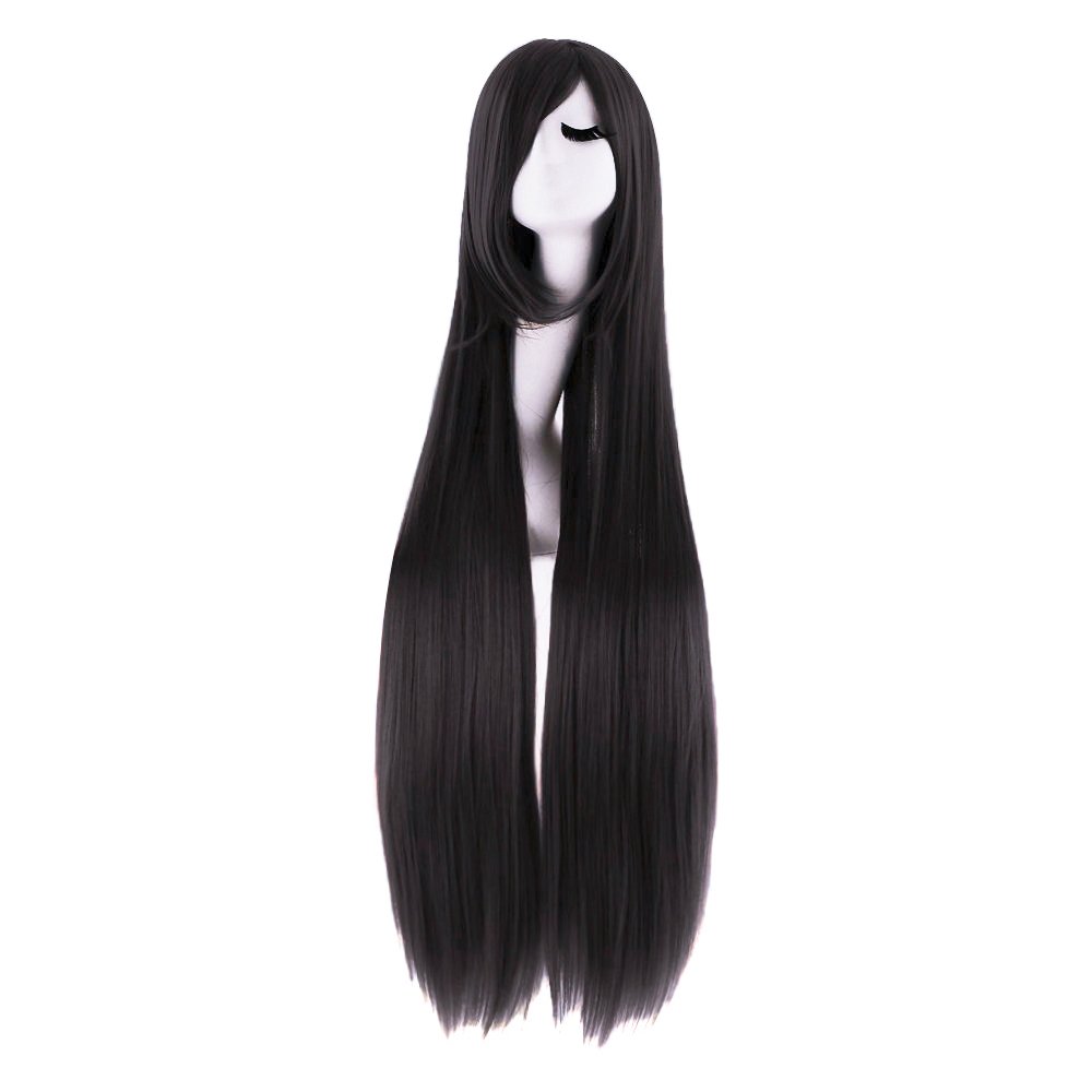 Anime Cosplay Long Black Hair - 40 Inch 100 cm Lange Rechte