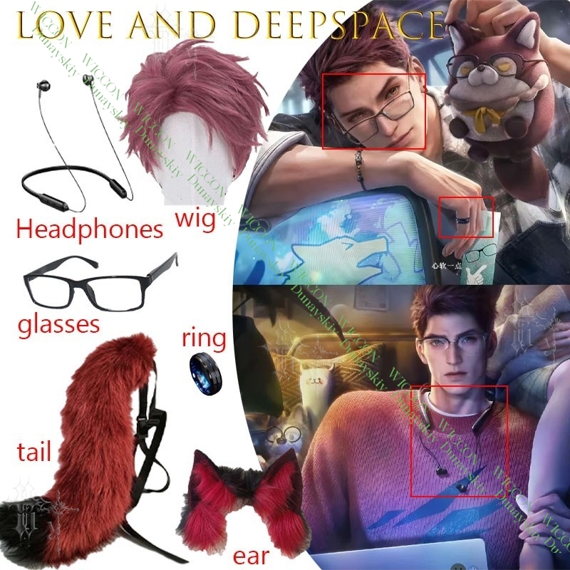 Love And Deepspace Valko Cospl - Anime Cosplay Glasses recensie en prijs