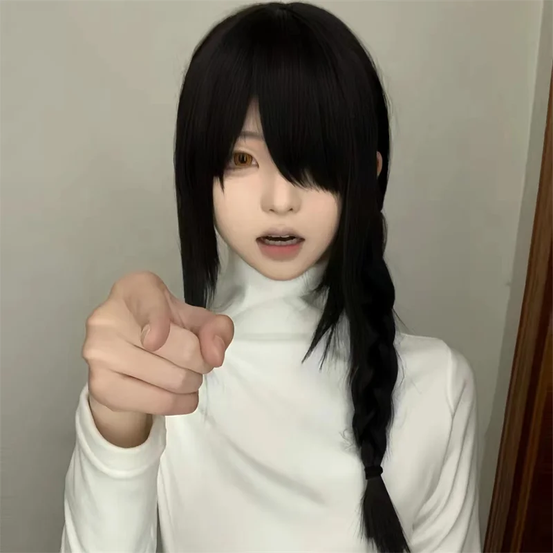 Anime Chainsaw Man Nayuta Volw - Anime Cosplay Long Black Hair recensie en prijs