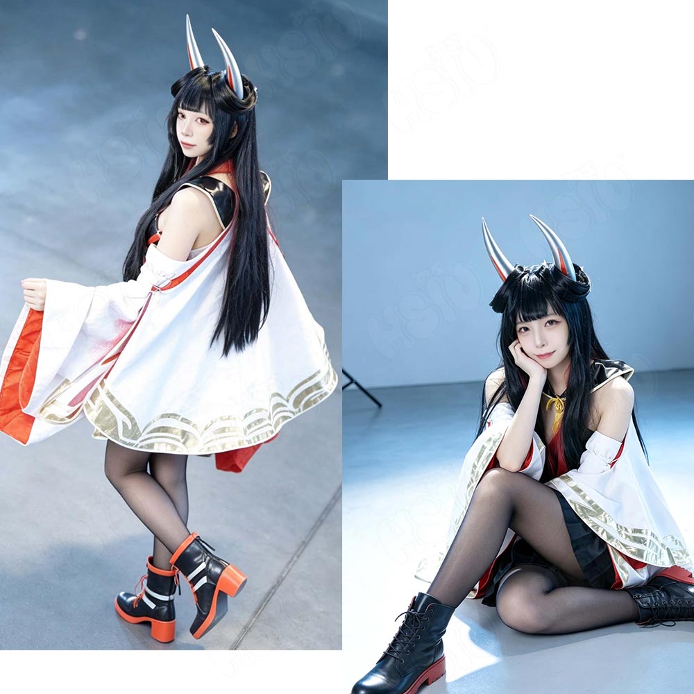HSIU Game Azur Lane Hatsuzuki  - Anime Cosplay Long Black Hair recensie en prijs