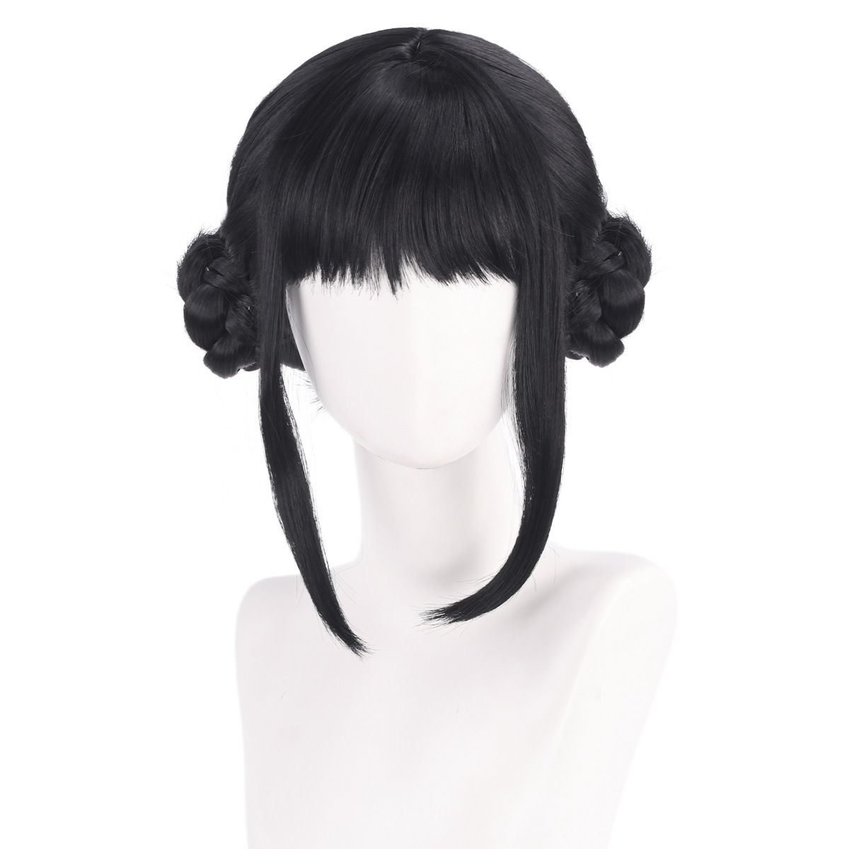 Zoey Cosplay Pruik 33 cm Zwart - Anime Zoey Cosplay recensie en prijs