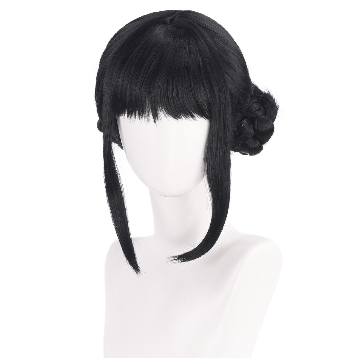 Zoey Cosplay Pruik 33 cm Zwart - Anime Zoey Cosplay recensie en prijs