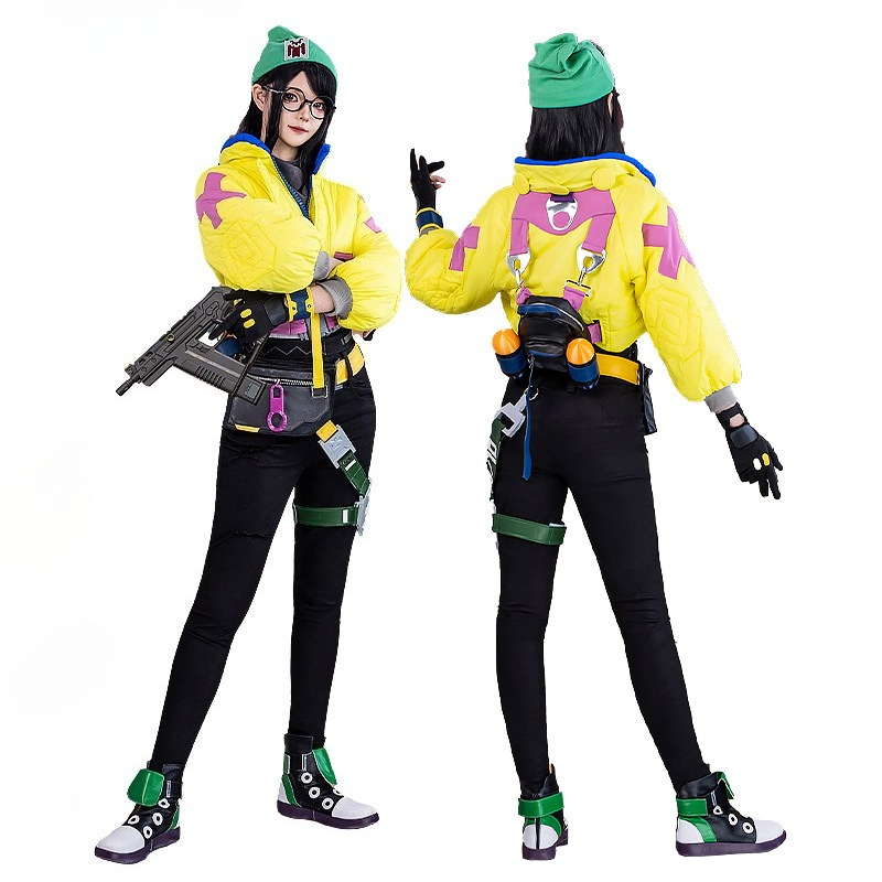 Valorant Killjoy Cosplay-kostu - Anime Cosplay Glasses recensie en prijs