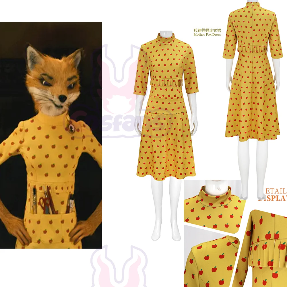 Film Fantastic Mr Fox Mrs Fox  - Queen Anime Cosplay recensie en prijs